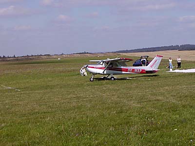 Cessna na přesném přistání