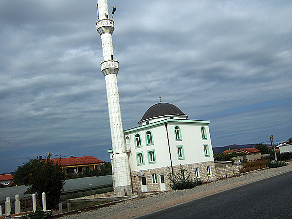 Mešita při cestě do Mostaru