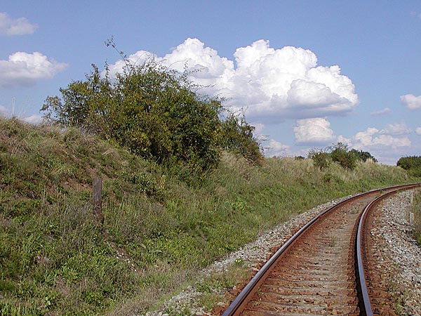 Profil trati před Bořislaví
