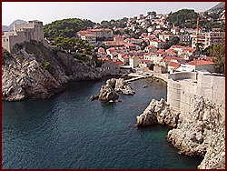 Zátoka ve Starém Dubrovniku