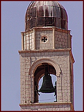 Věž dubrovnického kostela