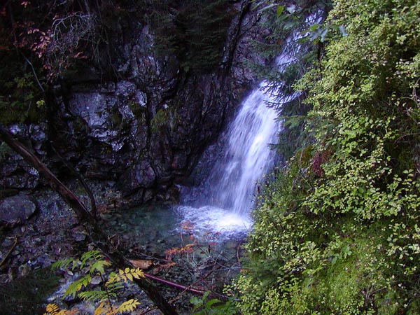 Závěr Kmeťova vodopádu v Koprovej dolině
